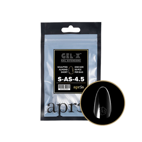 Apres Gel-X Tips Sculpted Amande Courte Recharge SAS4.5 40902