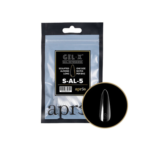 Apres Gel-X Tips Sculpted Almond Long Recharge SAL5 40931