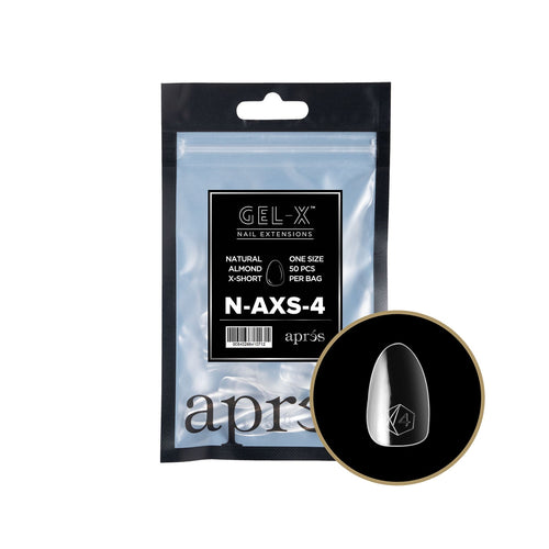 Sache de recharge Apres Gel-X Tips Natural Almond X-Short NAXS4