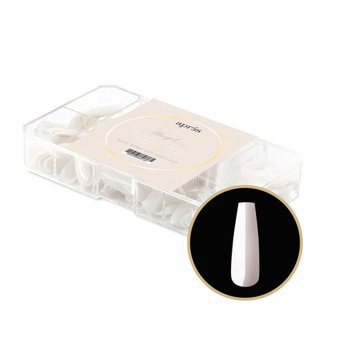 Apres Neutrals Gel-X Whitney Coffin Sculpté Long 41158