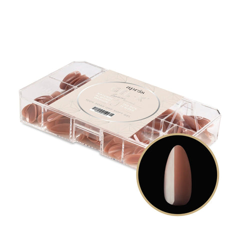 Apres Neutrals Gel-X Imani Natural Amande Courte 41300