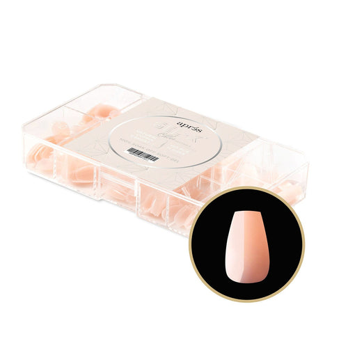Apres Neutrals Gel-X Chloe Naturel Coffin Extra-Court 41306