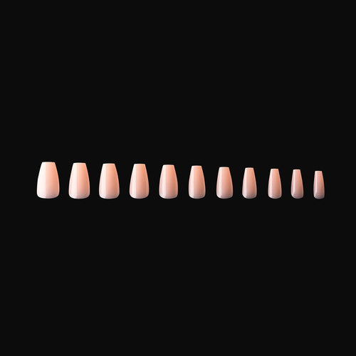 Apres Neutrals Gel-X Chloe Naturel Coffin Extra-Court 41306