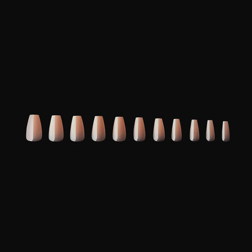 Apres Neutrals Gel-X Emma Natural Coffin X-Short 41314