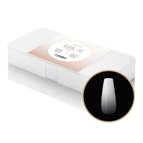 Apres Gel-X Embouts Ombrés en Gel Souple Cercueil Naturel Moyen 41658