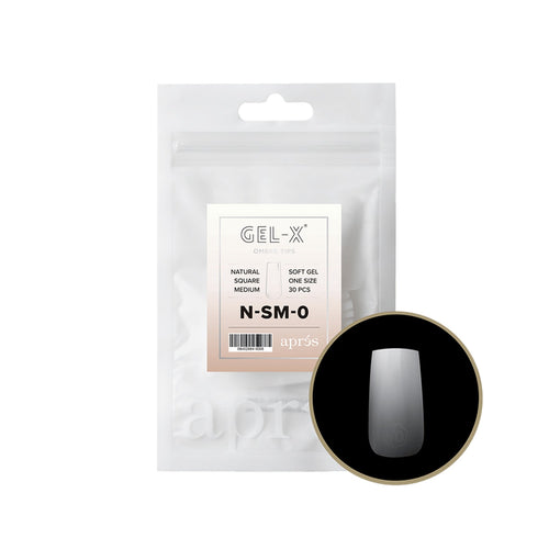 Apres Ombre Gel-X Natural Square Medium N-SM-0 41830