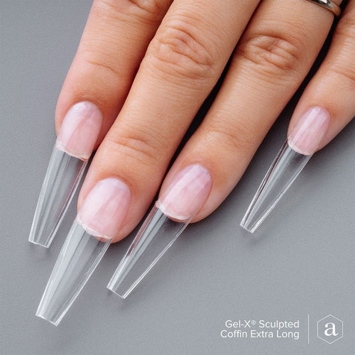 Apres Gel-X Embouts Gel Souple Sculpted Coffin X-Long 210 Pièces