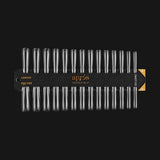 Apres Gel-X Tip Échantillon Cercueil Sculpté/Carré XX Long 43113