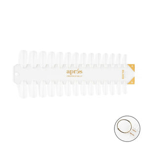 Apres Gel-X Tip Swatch Natural/Sculpted Round Long 43126
