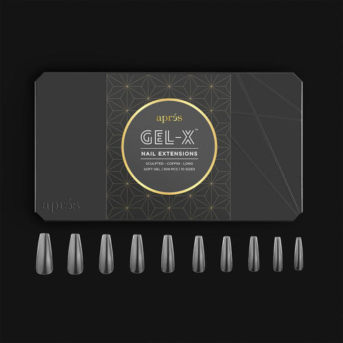 Apres Gel-X Tips Sculpted Coffin Long Soft 500 pièces 56709