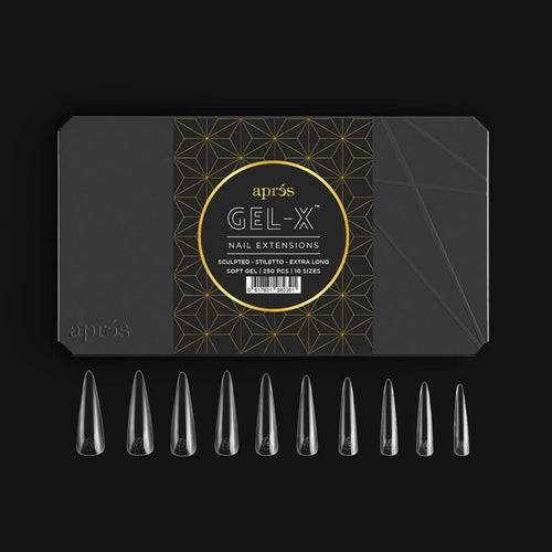Apres Gel-X Sculpted Stiletto Extra Long 250 pièces 82391
