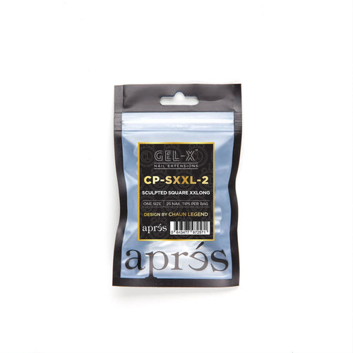 Apres Embouts Gel-X Sculpted Square Très Longs 25 pièces CP-SXXL2 /97257