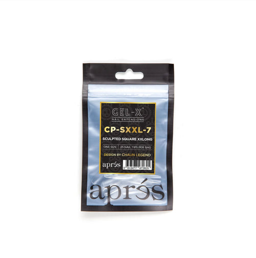 Apres Gel-X Tips Carrés Sculptés XXLong 25PK CP-SXXL7 /97262