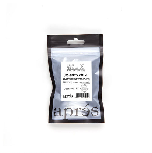 Apres Embouts Gel-X JQ Sculpted Stiletto XXXLong 25P SSTXXXL8
