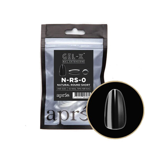 Pointes Apres Gel-X Naturales Rondes Courtes Sachet de Recharge NRS0
