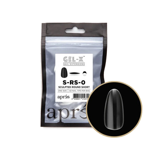 Apres Gel-X Embouts Individuels Sculpted Rond Court 50PC SRS0