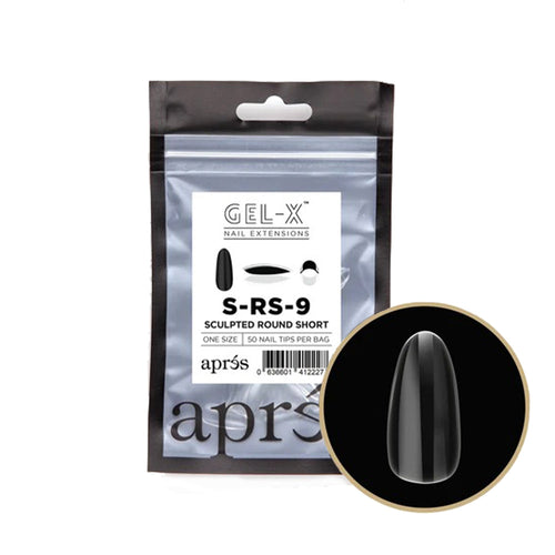 Apres Gel-X Embouts Individuels Sculpted Rond Court 50 PIÈCES SRS9