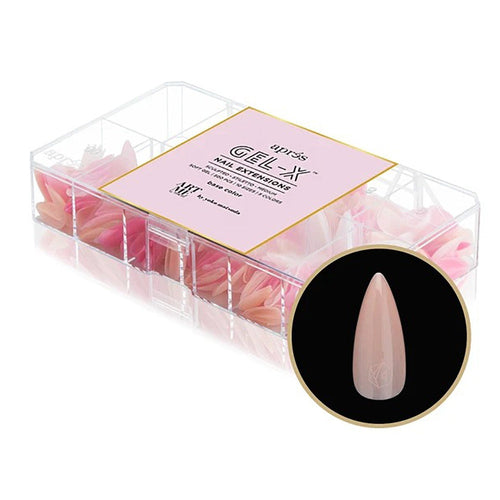 Apres Gel-X Tips B/C Stiletto Sculpté Médium 500Pcs YO-B-SSTM
