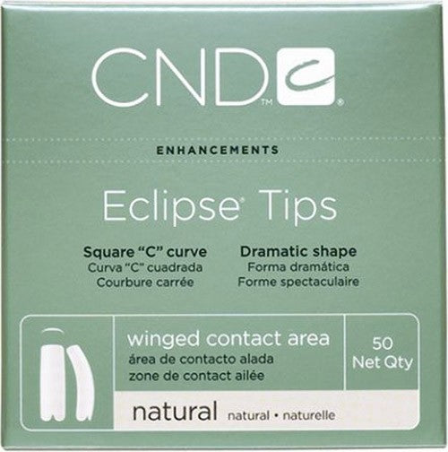 CND Eclipse Tips Natural 50 pces Taille 4 #16804
