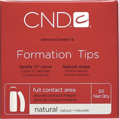 CND Capsules Natural 50 pces Taille 6 16306
