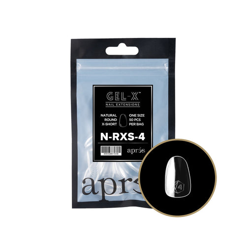 Apres Gel-X Tips Natural Rond X-Court 50 Pièces NRXS4 41043