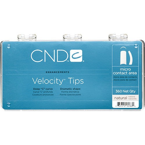 CND Velocity Tips Naturel 360 Boîte 16968