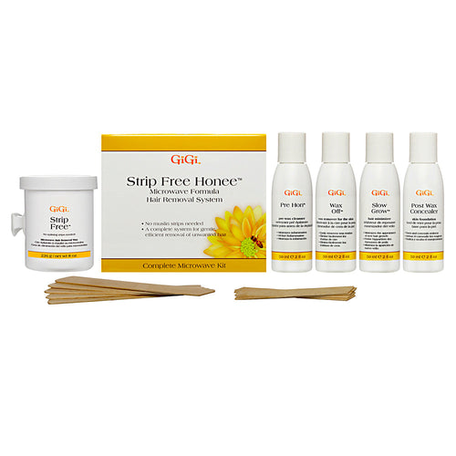 Gigi Kit Complet Cire Décolorante Sans Bandes au Micro-Ondes 03250