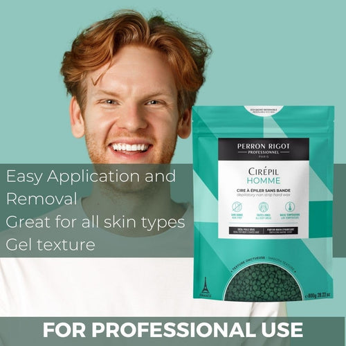Cirepil Homme Cire Dépilatoire Dure sans Bandes en Perles 800g 10106