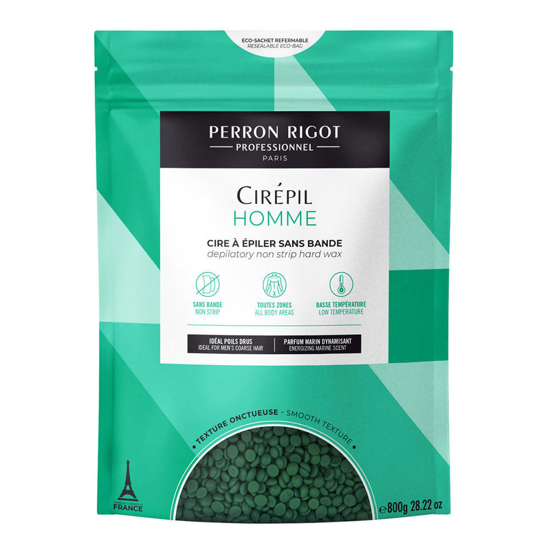 Cirepil Homme Cire Dépilatoire Dure sans Bandes en Perles 800g 10106
