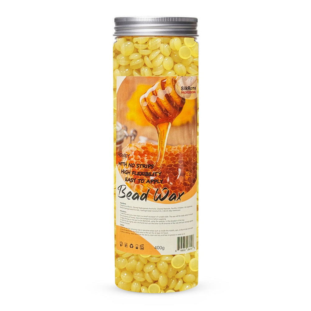SilkRoma Cire Perles Miel 400g - Cire Dure 26410