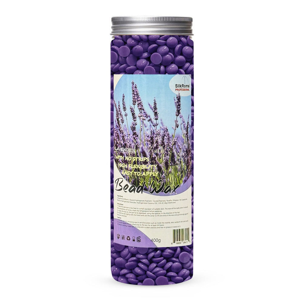 SilkRoma Cire Perles Lavande 400g - Cire Dure 26411