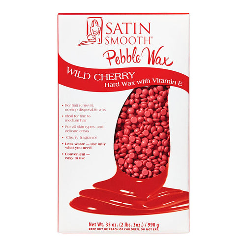 Satin Smooth Cire dure en galets Cerise sauvage 35 oz 814201/32240