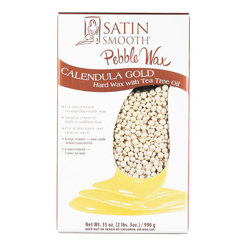 Cire dure Satin Smooth Pebble Calendula Gold 35oz814202/32242