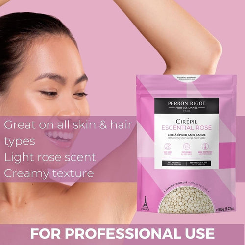 Cirepil Escential Rose Perles de cire sans bande 800g 11008