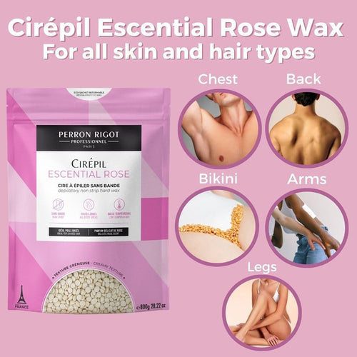 Cirepil Escential Rose Perles de cire sans bande 800g 11008