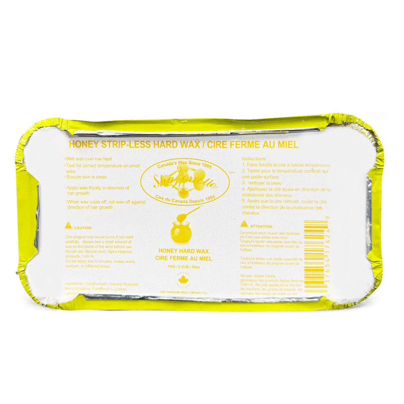 Cire dure naturelle sans bandes Sharonelle - Miel 1,04 kg HH-1