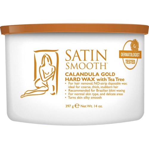 Cire Dure Satin Smooth Calandula Gold Avec TT 14 oz 814136/27936