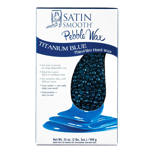 Satin Smooth Pebble Wax T/Bleu Film Mince 35 oz 814205/32243