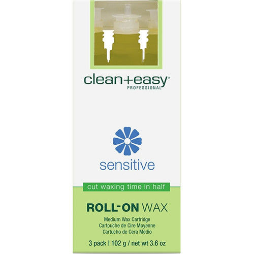 Cire à épiler en roll-on Peau sensible C&E, format moyen, paquet de 3 #41232