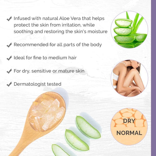 Cire à l'aloès et à la vitamine E Satin Smooth 14 oz 814121/27933