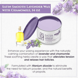 Cire douce satinée à la lavande et à la camomille 14 oz 814145/ 27940