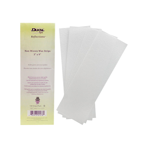 Bandes de cire non tissées Dukal 3" x 9" Paquet de 100 900714/01578