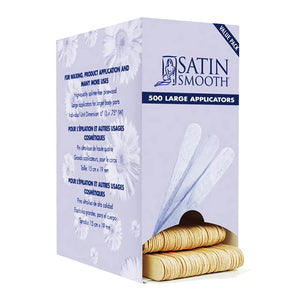 Applicateurs en bois large Satin Smooth 500/boîte 814164