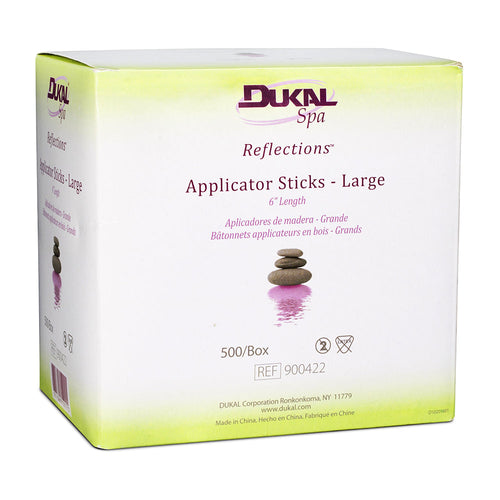 Bâtonnets applicateurs Dukal Reflections Grands 6" 500/Boîte 900422