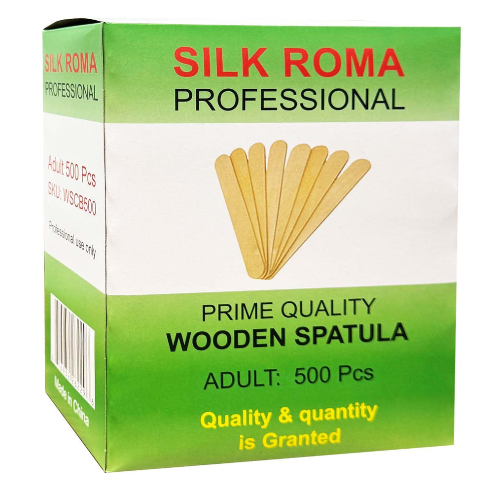 Spatule d'épilation professionnelle en bois Silk Roma Adulte 26229
