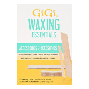 GiGi Éléments essentiels d'épilation visage et corps Applicateurs + Bandes64504