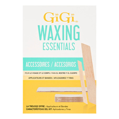 GiGi Éléments essentiels d'épilation visage et corps Applicateurs + Bandes64504