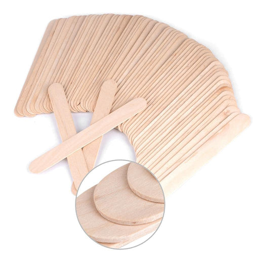 Spatule en bois pour épilation à la cire Silver Star 114MM 500 PIÈCES FH MB2