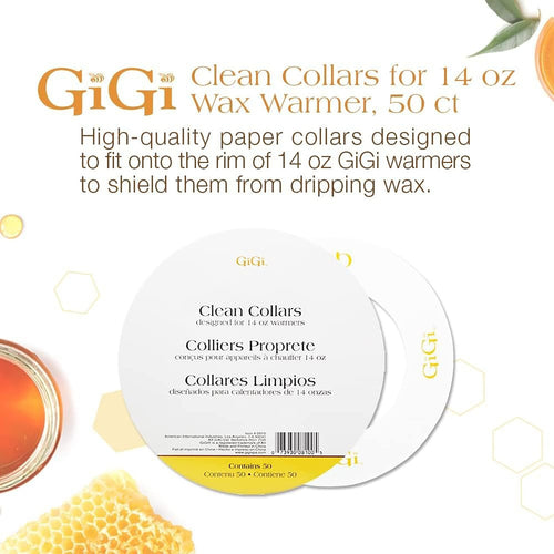 Gigi Collerettes nettoyantes 50 pqt. Conçues pour chauffe-cires de 14 oz 0810