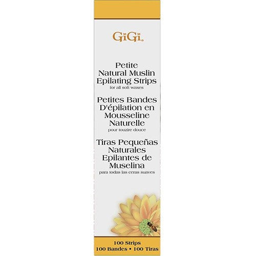 Bandes de mousseline naturelle Gigi Petite 0,75"x4,5" 100 bandes #0625